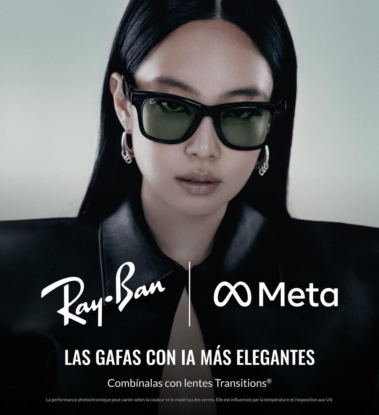 Ray-Ban Meta: las gafas con IA más elegantes, combinables con lentes Transitions